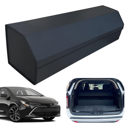 Leather Car Trunk Organizer with Large Storage Capacity