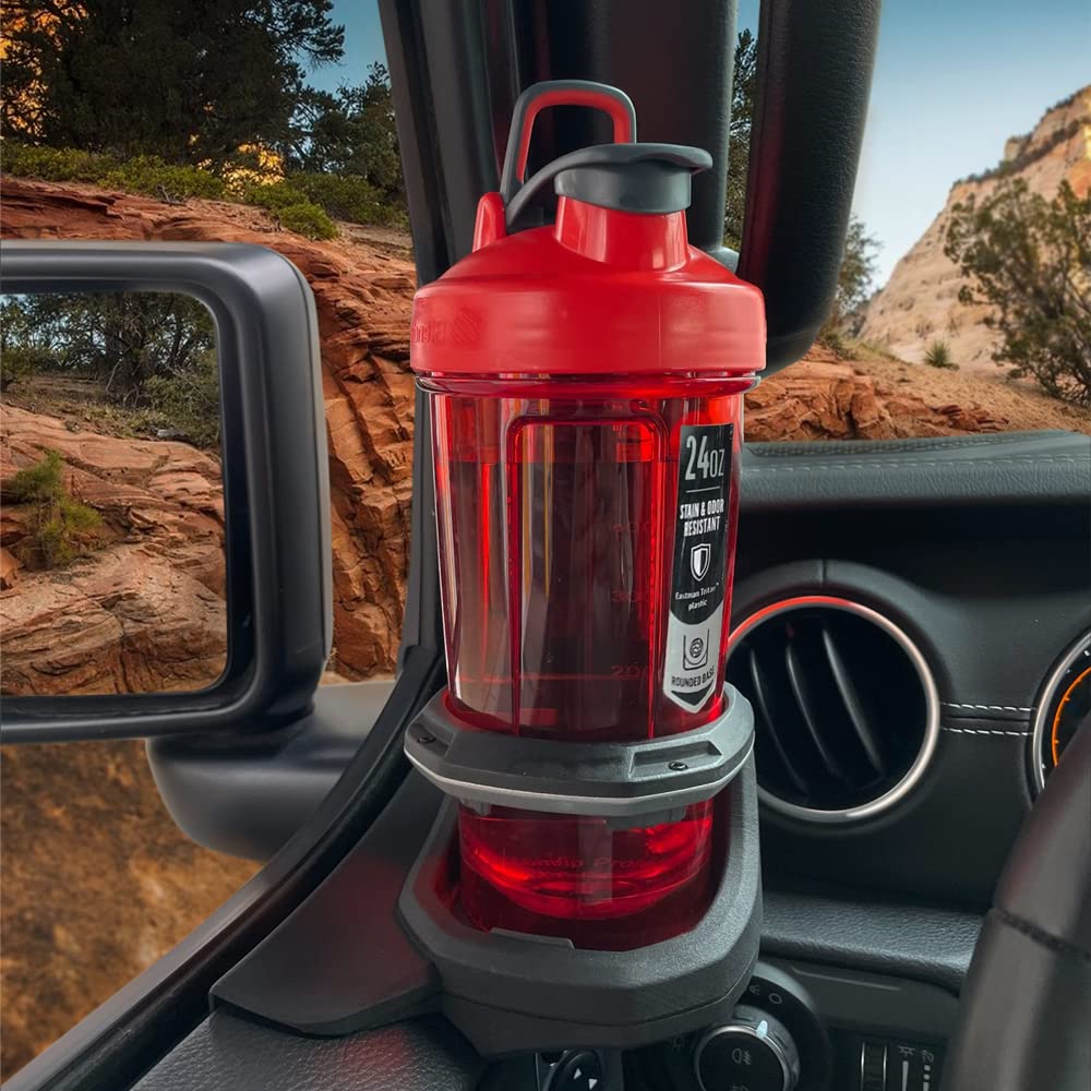 Left-Side Car Cup Holder with Secure Custom Fit