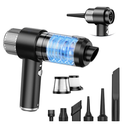 Handheld Car Vacuum & Air Duster for Interior Cleaning