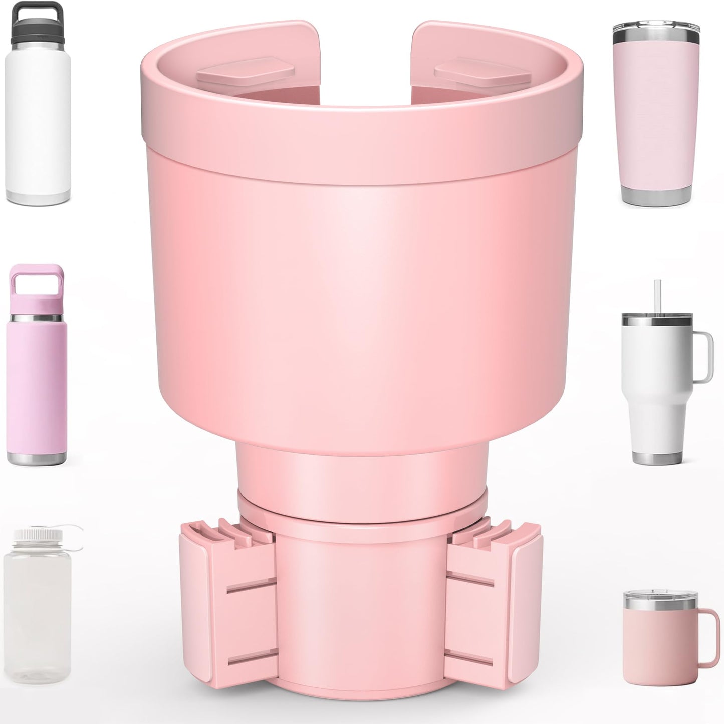 Adjustable Car Cup Holder Expander for Large Bottles