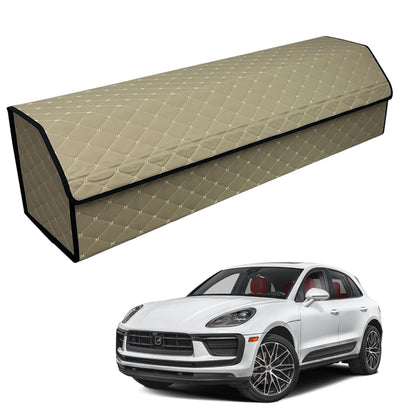 Leather Car Trunk Organizer with Large Storage Capacity