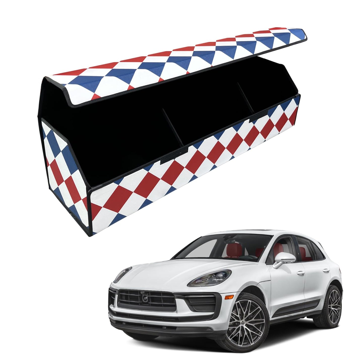 Leather Car Trunk Organizer with Large Storage Capacity