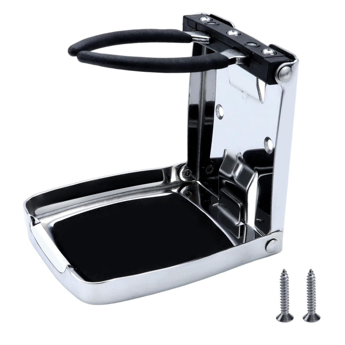 Stainless Steel Adjustable Folding Cup Holder