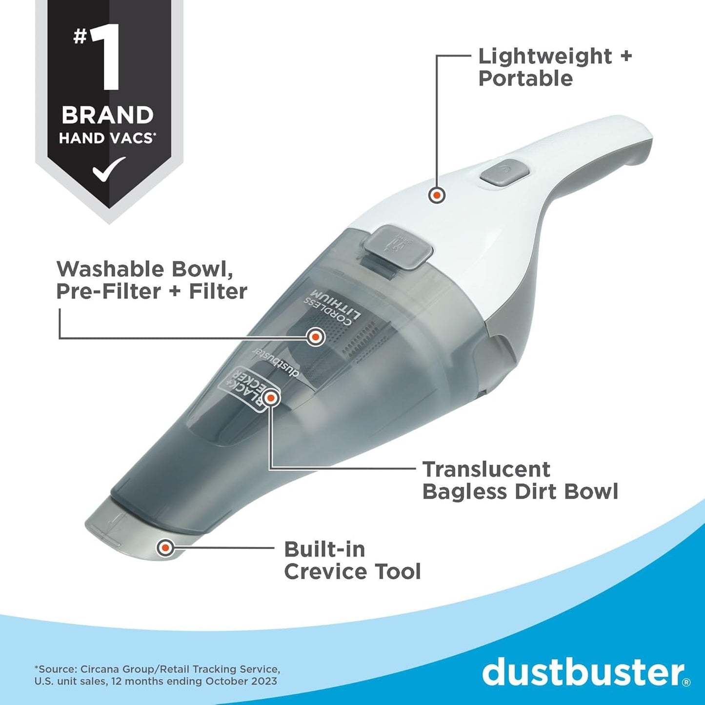 QuickClean Cordless Handheld Car Vacuum for Easy Cleaning