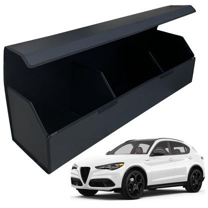 Leather Car Trunk Organizer with Large Storage Capacity