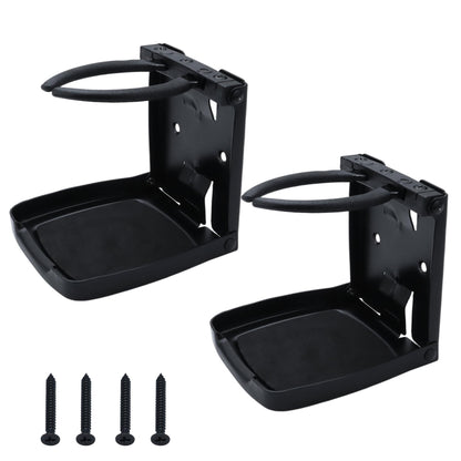 YANYUCB 304 Stainless Steel Adjustable Folding Cup Holder,Boat Drink Cup Holder,Folding Wall Car Desk Cup Holders for Trucks,RVs,Vans,Boats,Campers,Caravans