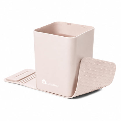 Leakproof Compact Car Trash Can with Anti-Slip Base