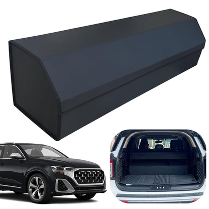 Leather Car Trunk Organizer with Large Storage Capacity