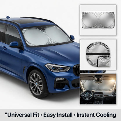 BNYD Car Windshield Sunshade Reflective Sun Visor
