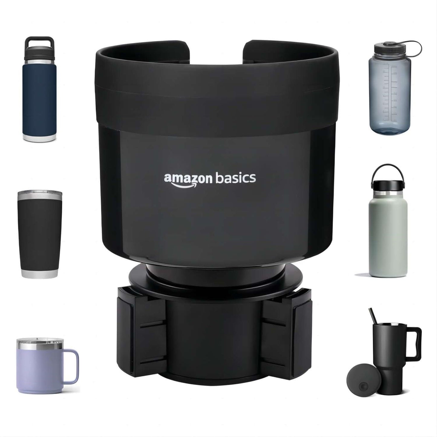 Adjustable Car Cup Holder Expander for Large Bottles