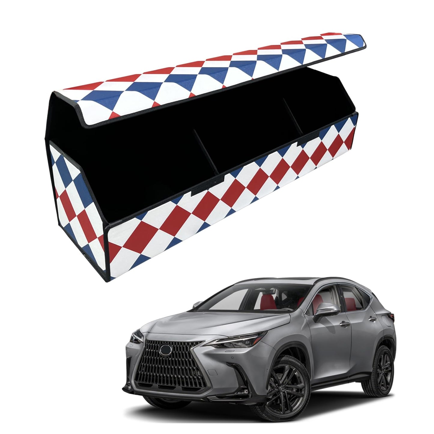 Leather Car Trunk Organizer with Large Storage Capacity
