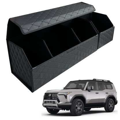Leather Car Trunk Organizer with Large Storage Capacity