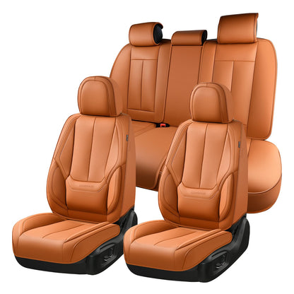 Coverado Car Seat Covers, Seat Covers for Cars, Waterproof Leather Auto Seat Protectors, Leather Car Seat Cushion, Car Interiors Accessories Universal Fit for Most Cars
