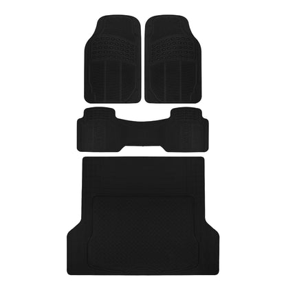 Clear All-Weather Car Floor Mats with Anti-Slip Grip