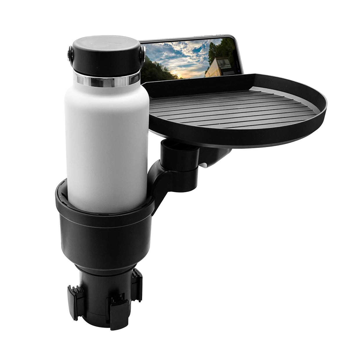 Car Cup Holder Tray with Multi-Purpose Table Design