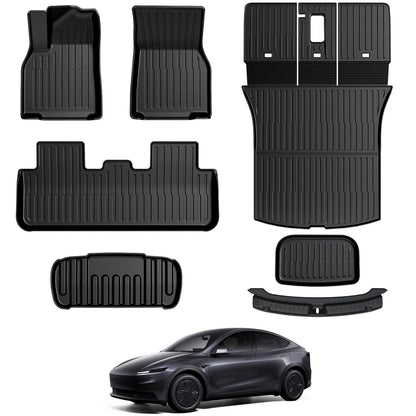 All-Weather Floor Mats Full Set for Electric Vehicles