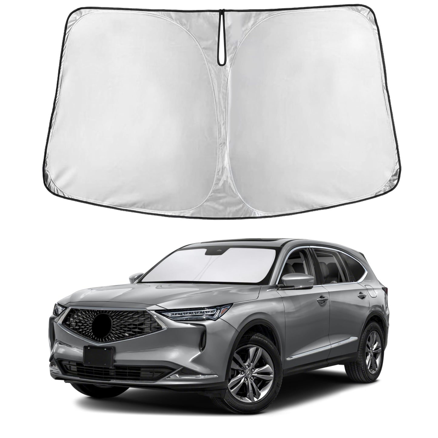 Reflective RV Windshield Sunshade for UV & Heat Protection