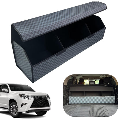 Leather Car Trunk Organizer with Large Storage Capacity