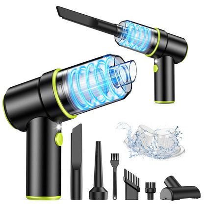 Handheld Car Vacuum & Air Duster for Interior Cleaning