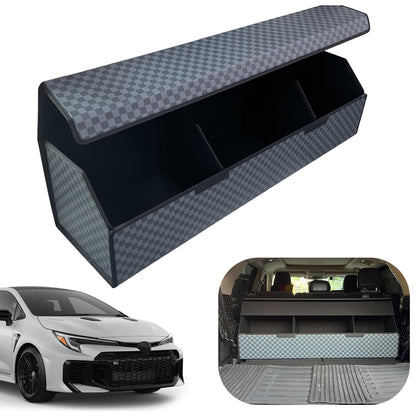 Leather Car Trunk Organizer with Large Storage Capacity