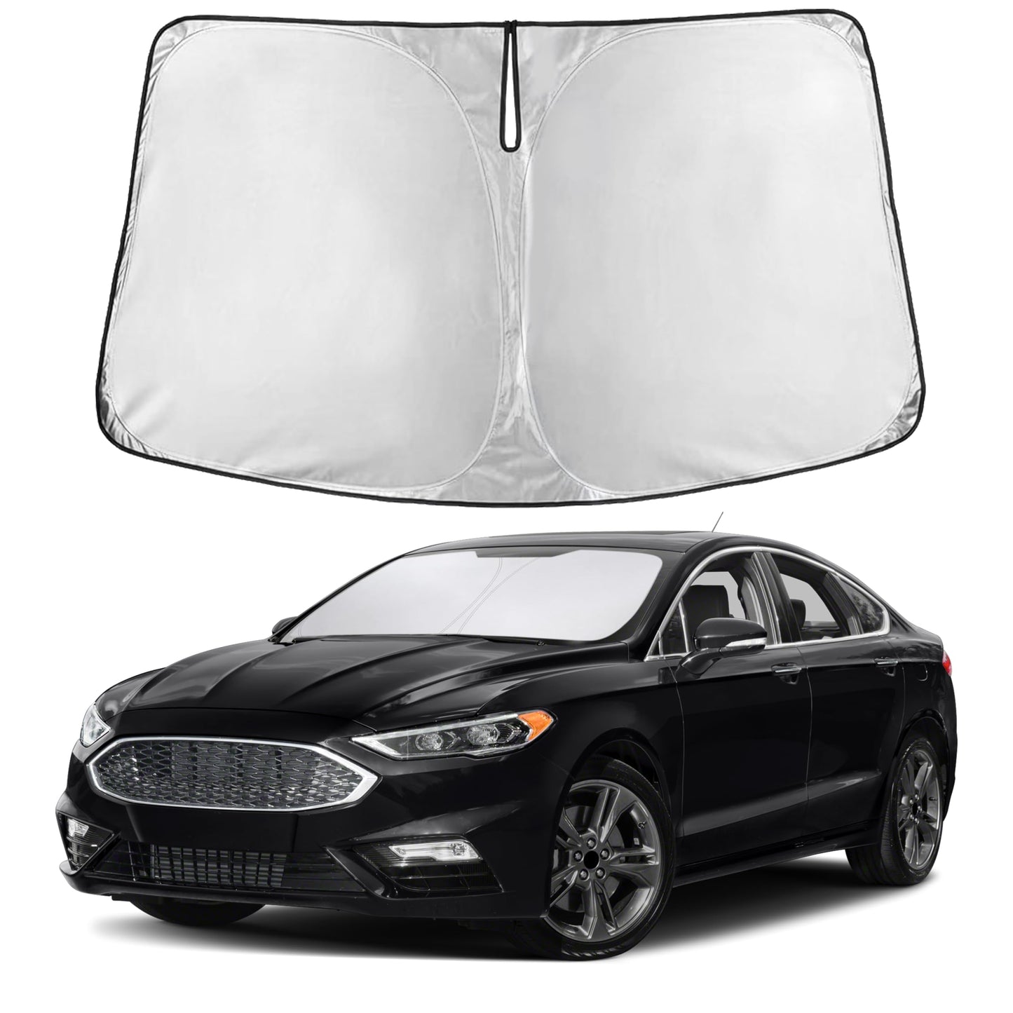 Reflective RV Windshield Sunshade for UV & Heat Protection