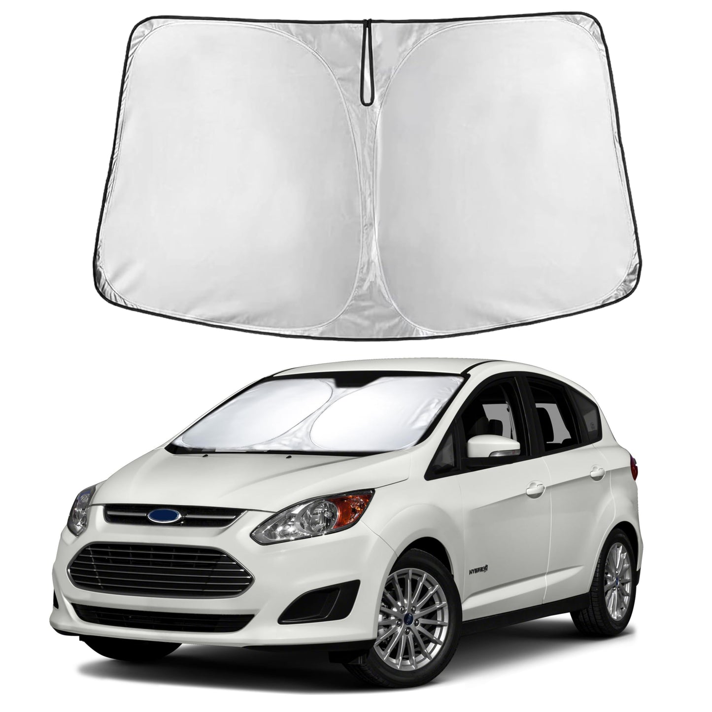Reflective RV Windshield Sunshade for UV & Heat Protection