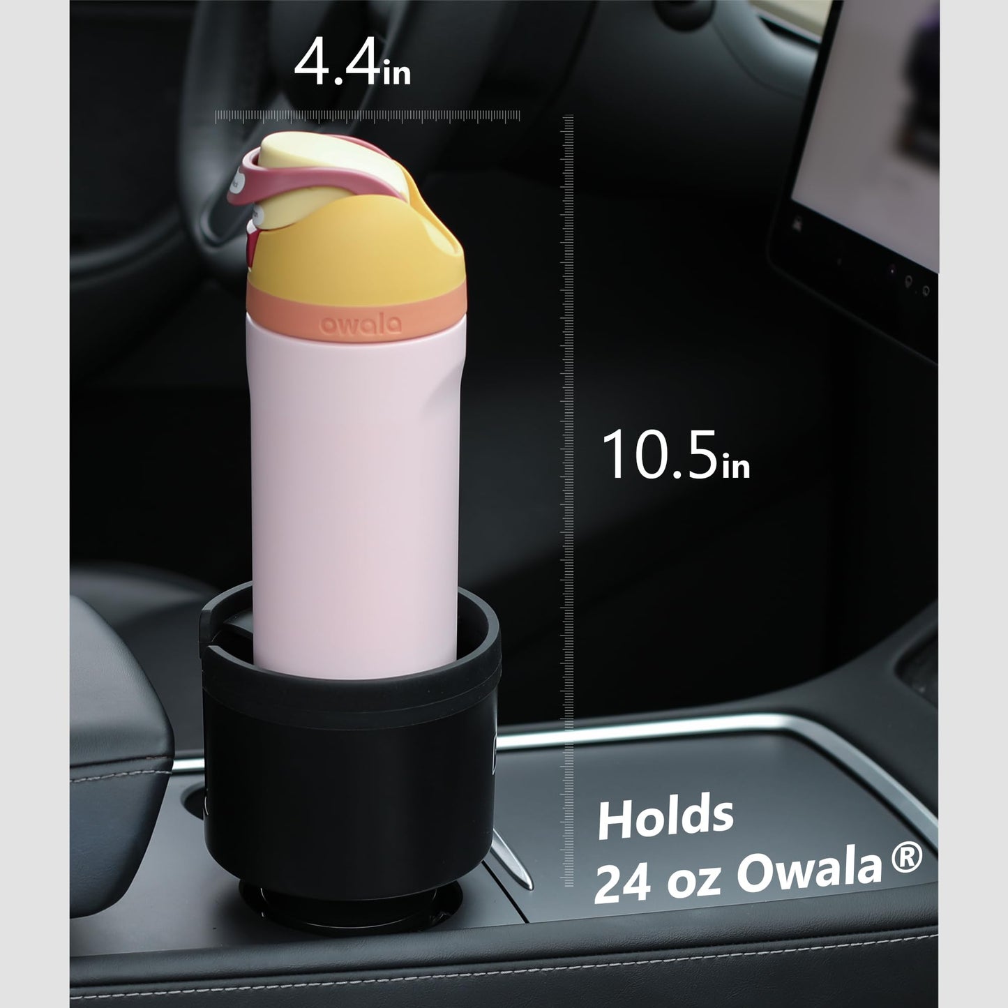 Adjustable Car Cup Holder Expander for Large Bottles