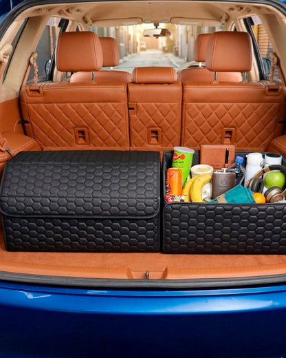 Foldable Car Trunk Organizer with Spacious Storage