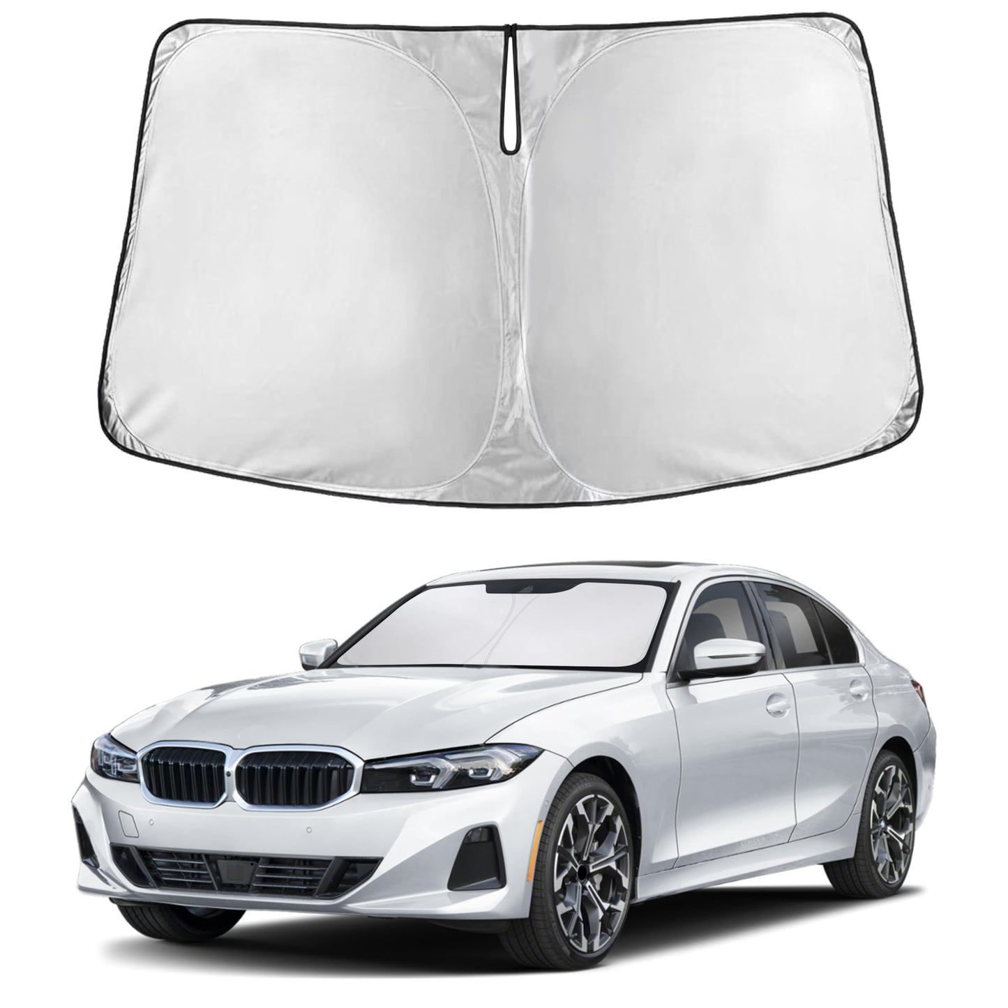Reflective RV Windshield Sunshade for UV & Heat Protection