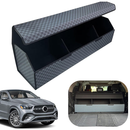 Leather Car Trunk Organizer with Large Storage Capacity