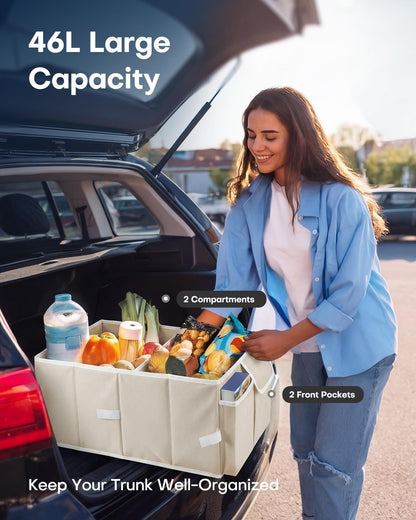 Foldable Car Trunk Organizer for SUVs & Sedans