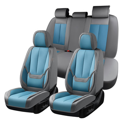 Coverado Car Seat Covers, Seat Covers for Cars, Waterproof Leather Auto Seat Protectors, Leather Car Seat Cushion, Car Interiors Accessories Universal Fit for Most Cars
