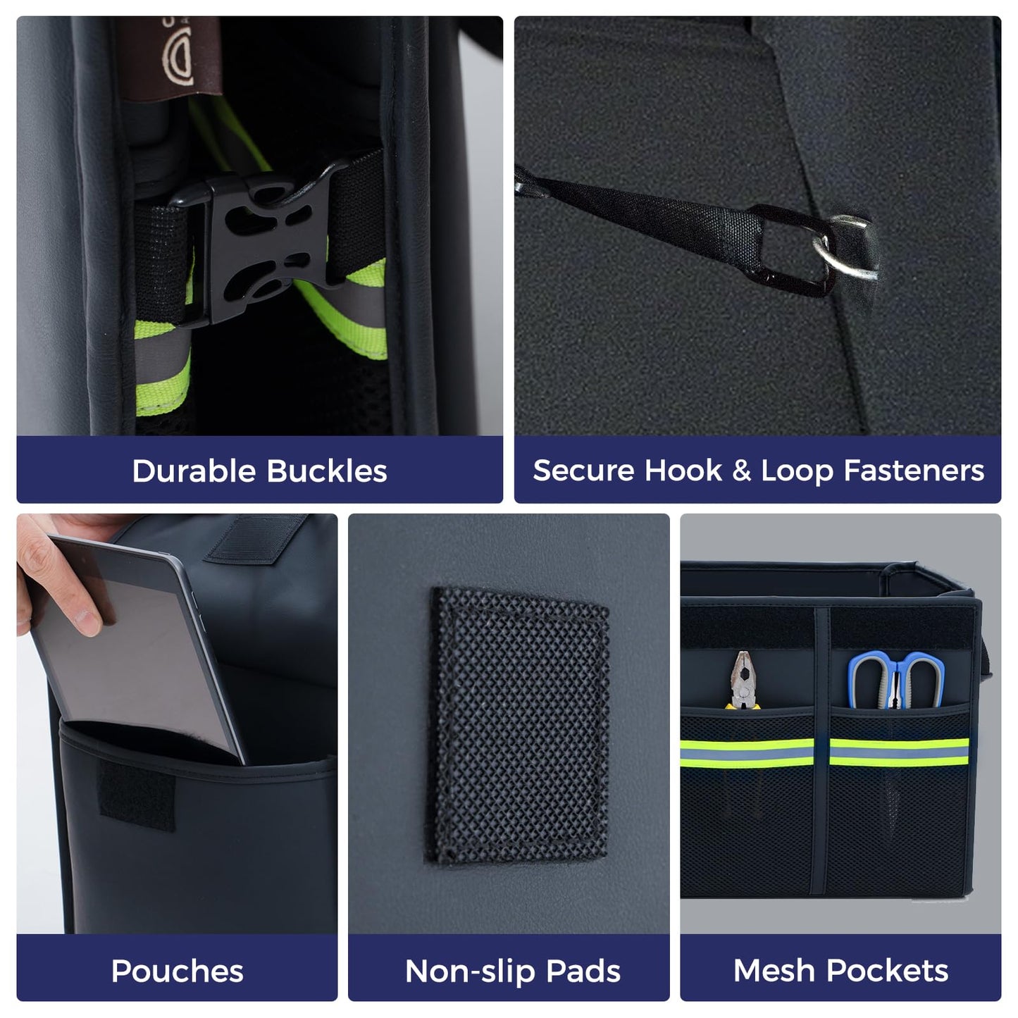Car Backseat Organizer with Multi-Pocket Storage