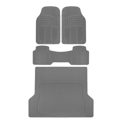Clear All-Weather Car Floor Mats with Anti-Slip Grip