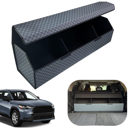 Leather Car Trunk Organizer with Large Storage Capacity