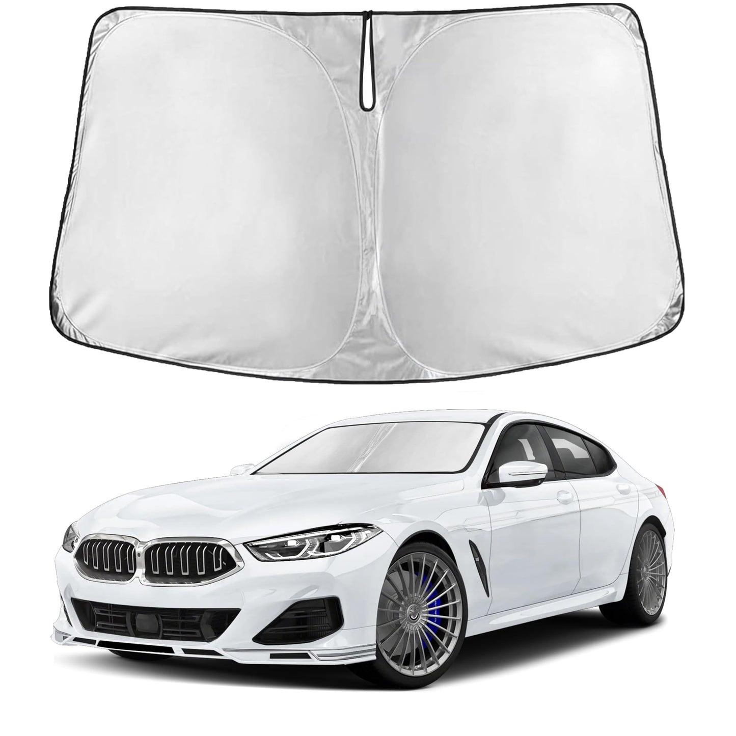 Reflective RV Windshield Sunshade for UV & Heat Protection