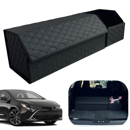 Leather Car Trunk Organizer with Large Storage Capacity
