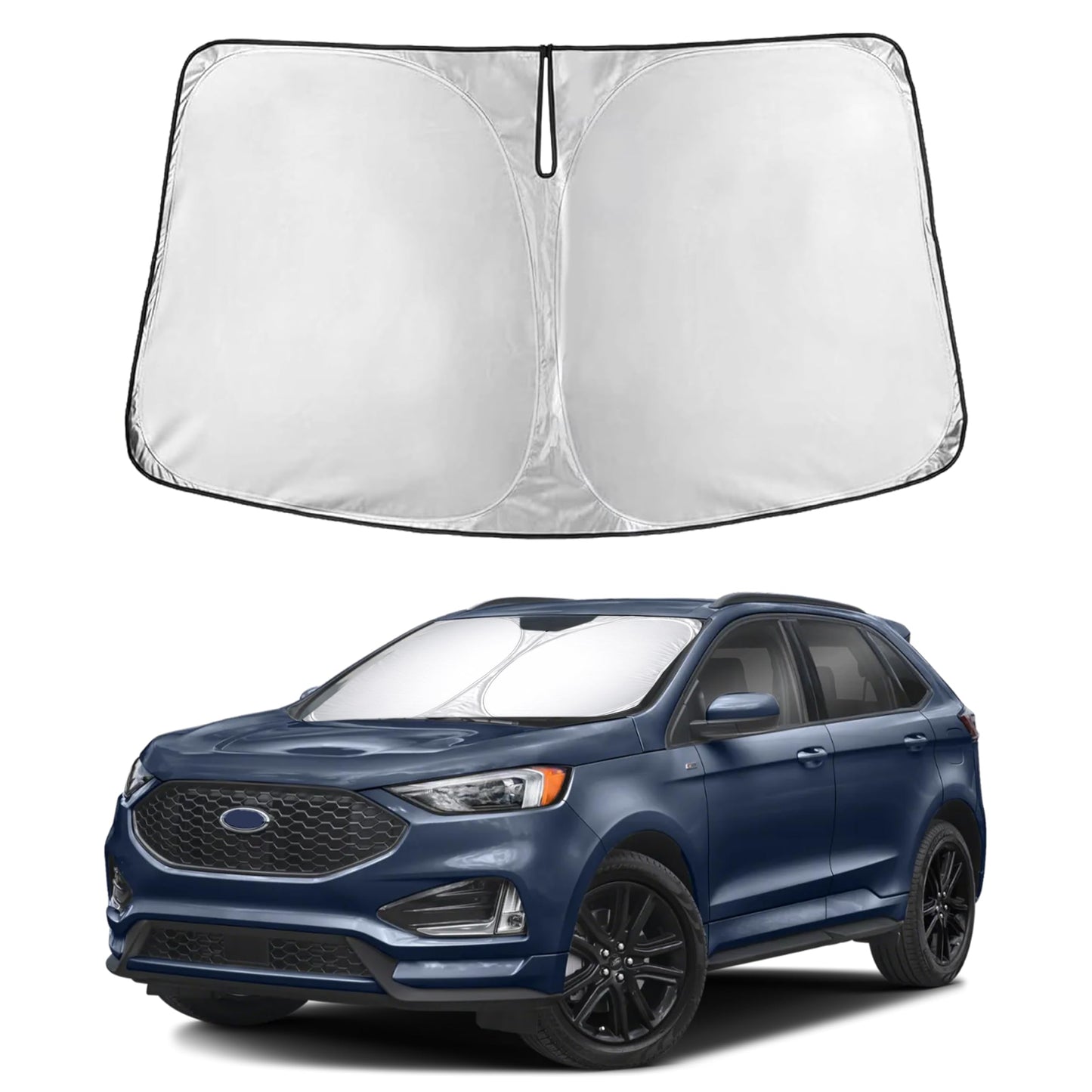 Reflective RV Windshield Sunshade for UV & Heat Protection