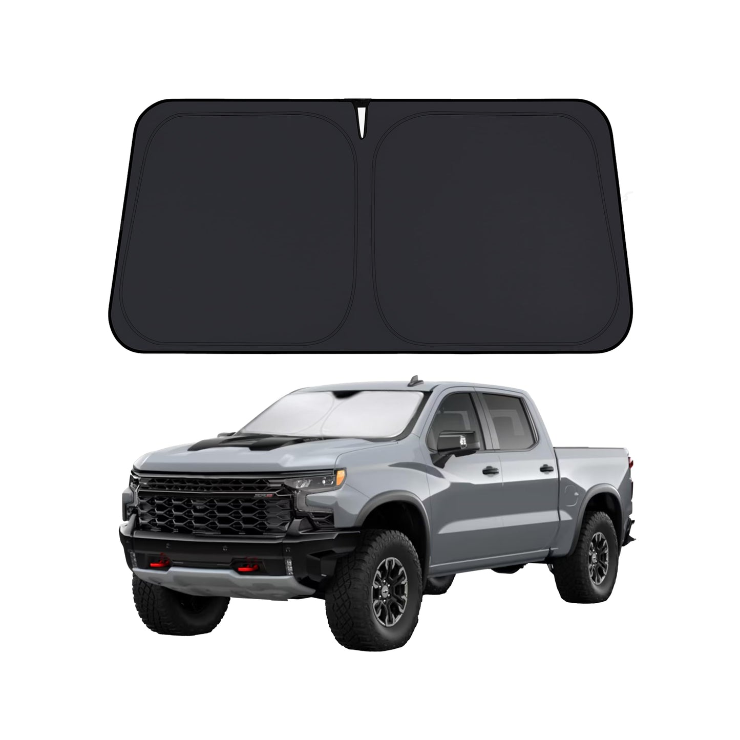 Reflective RV Windshield Sunshade for UV & Heat Protection