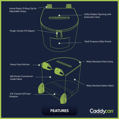 Collapsible Portable Trash & Storage Bag for Travel