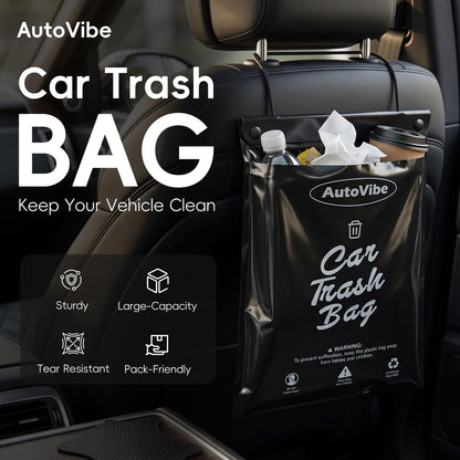Hanging Recycled Disposable Car Trash Bags 50–100 Pack