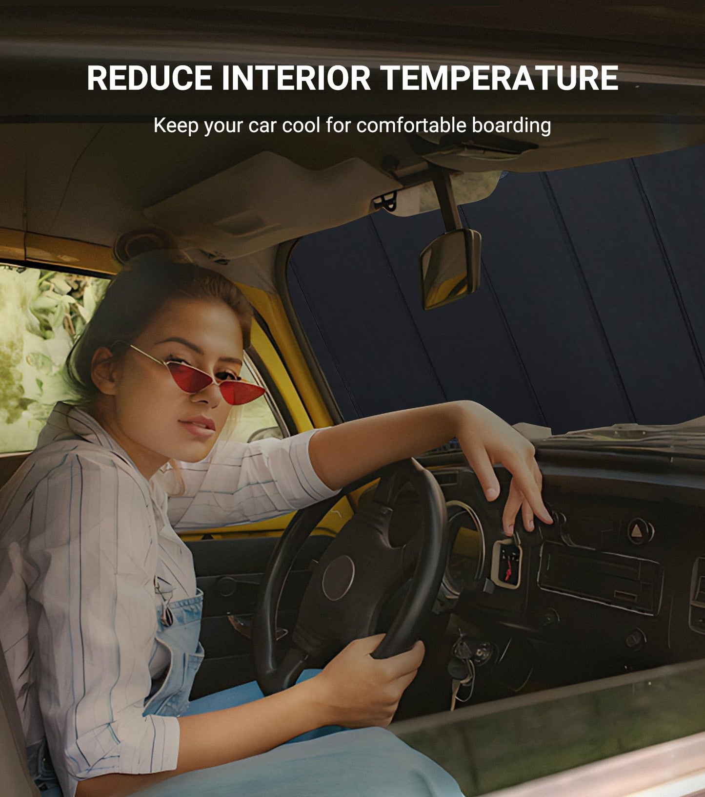 Pigenius Windshield Sunshade for Benz GLA GLB GLC GLE GLS