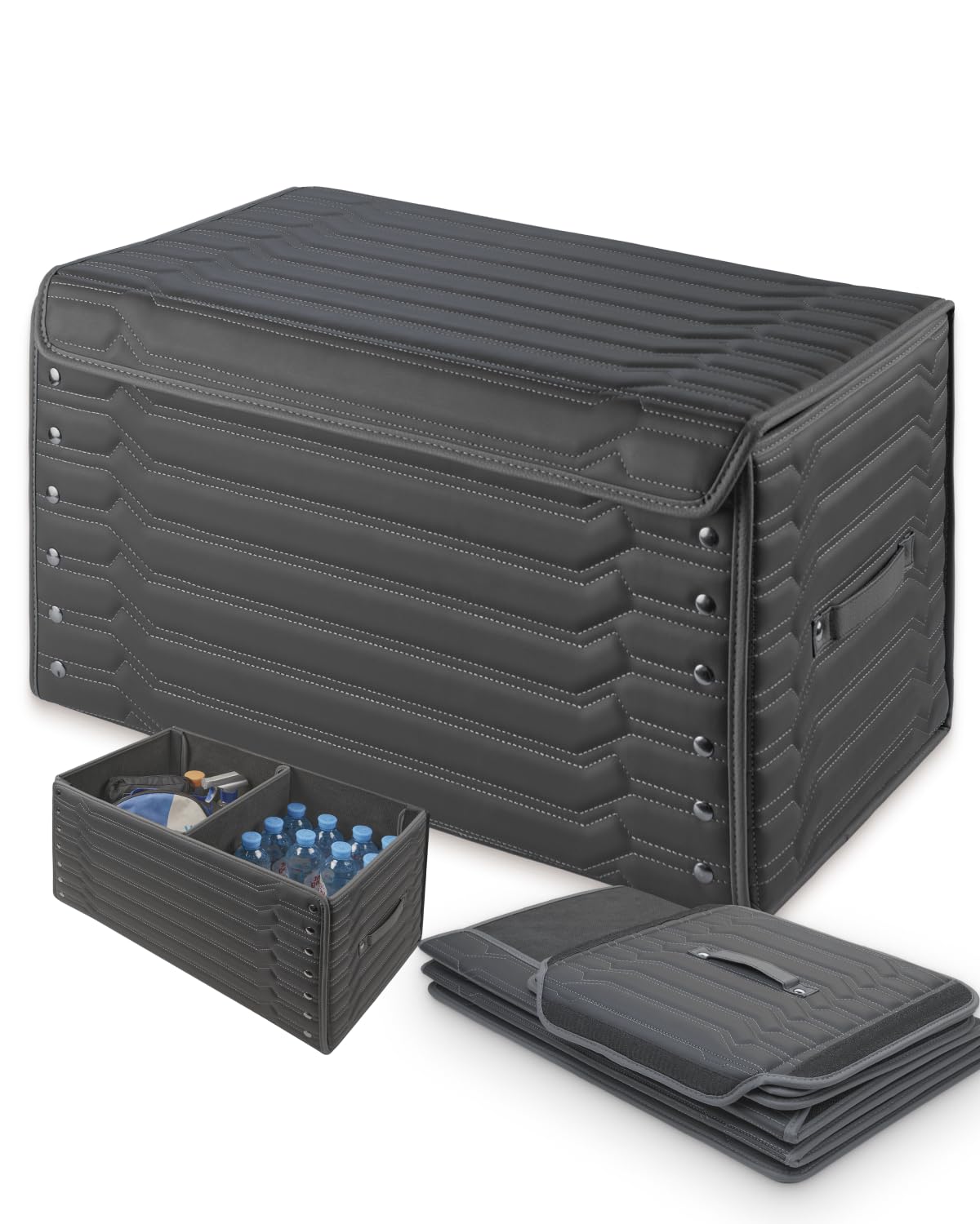 Foldable Car Trunk Organizer with Spacious Storage