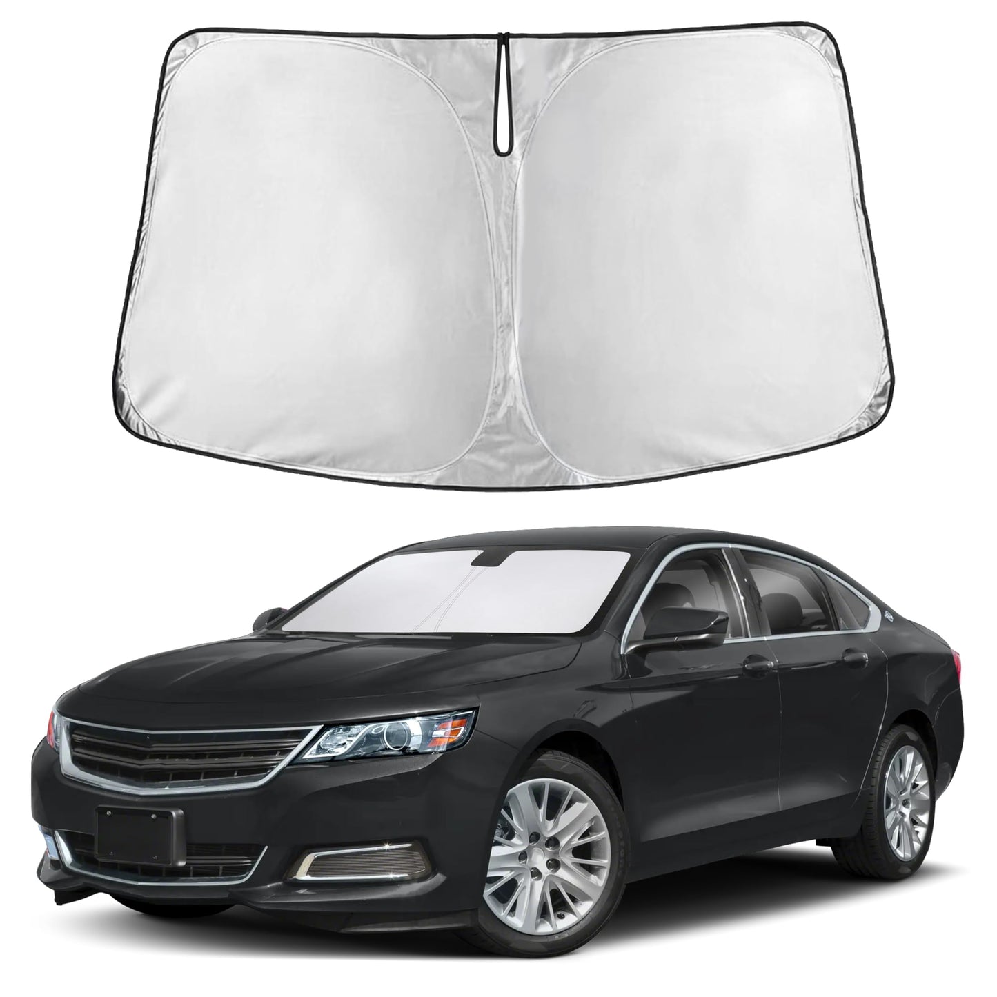 Reflective RV Windshield Sunshade for UV & Heat Protection
