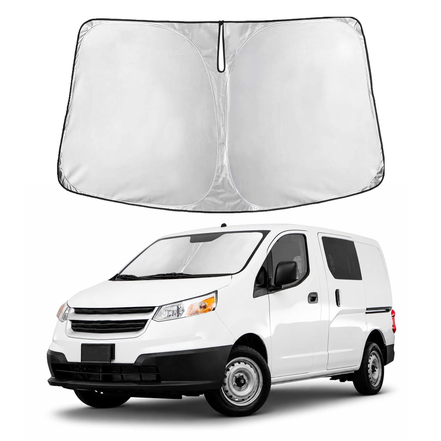 Reflective RV Windshield Sunshade for UV & Heat Protection
