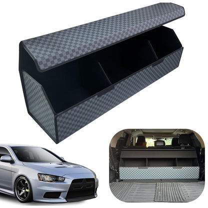Leather Car Trunk Organizer with Large Storage Capacity