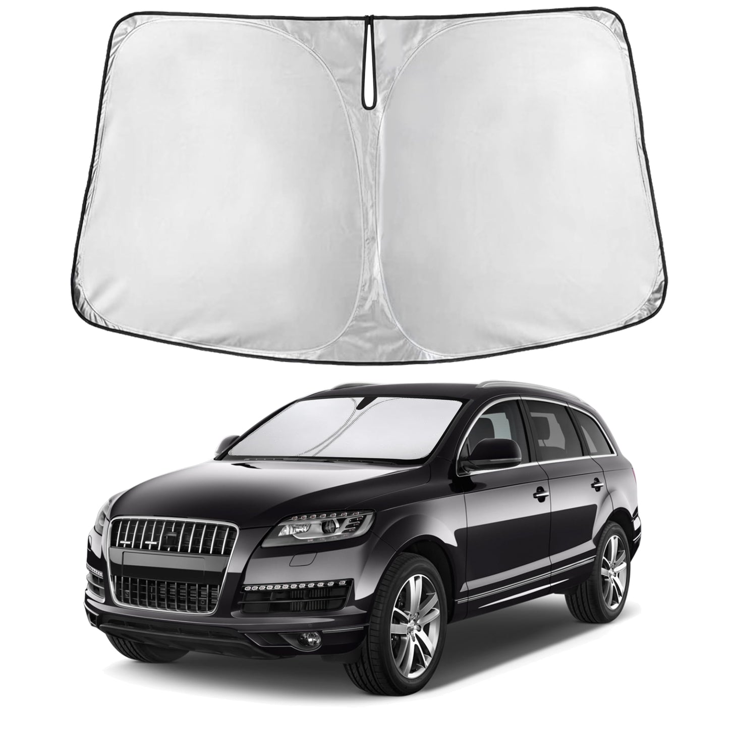 Reflective RV Windshield Sunshade for UV & Heat Protection