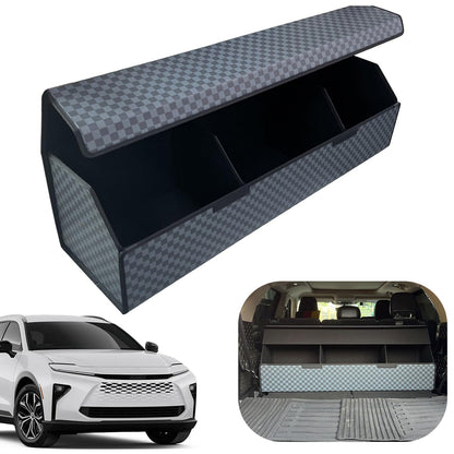 Leather Car Trunk Organizer with Large Storage Capacity