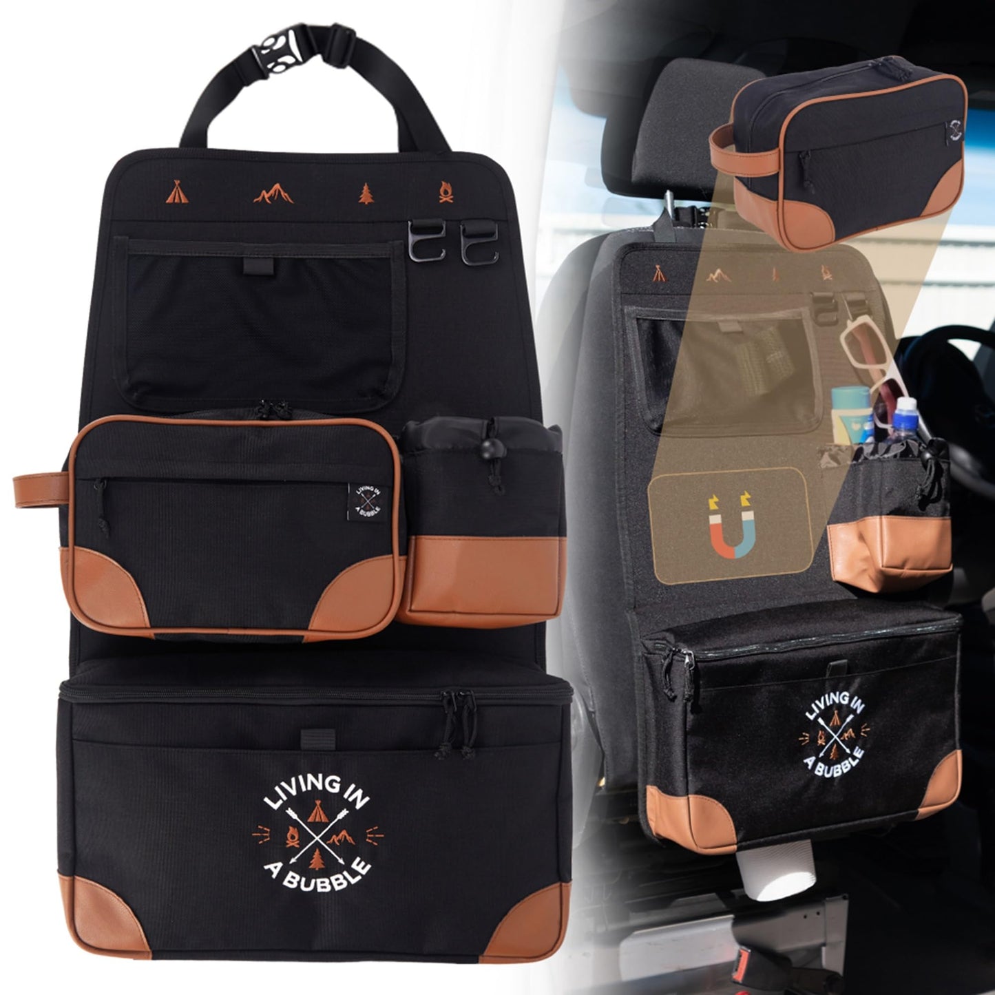 Premium Seat Back Organizer for Cars & Campervans