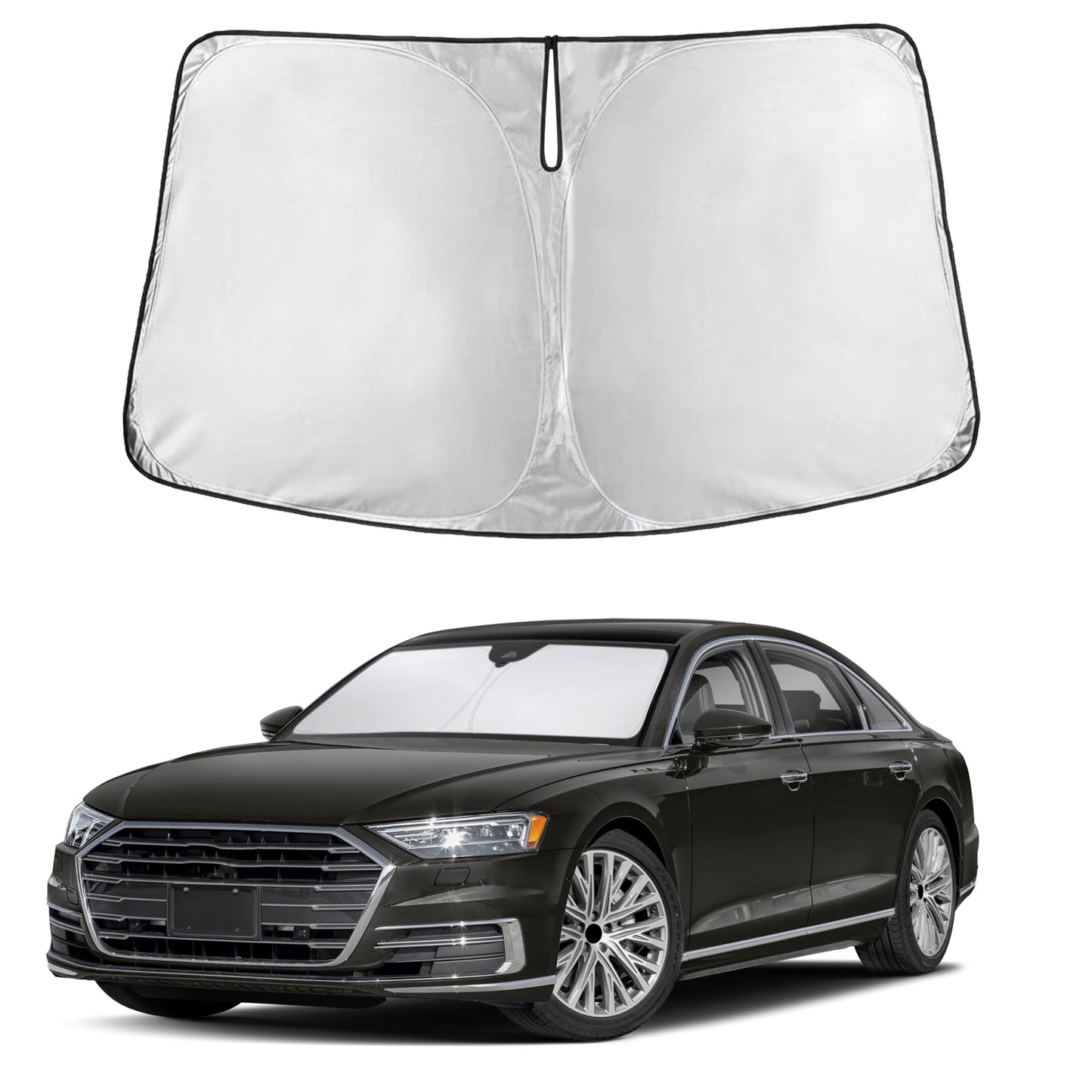 Reflective RV Windshield Sunshade for UV & Heat Protection